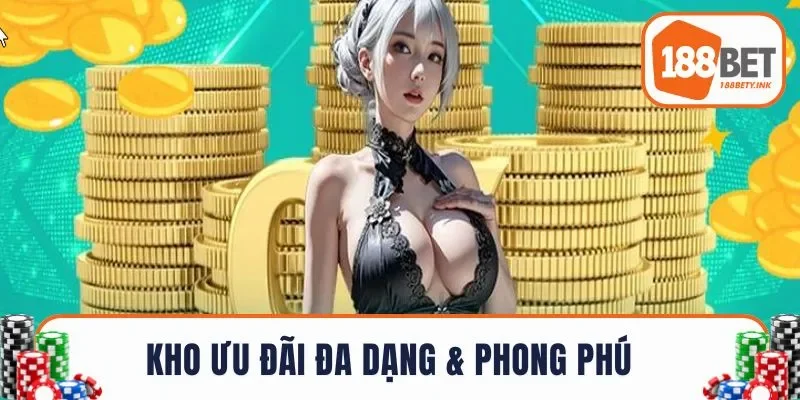 Khuyến Mãi 188BET với kho ưu đãi đa dạng & phong phú